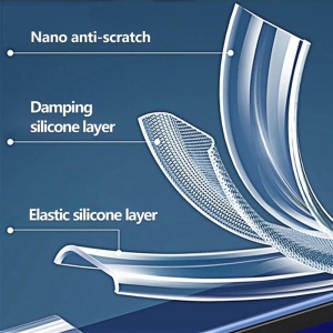 Husa pentru Honor 400 Lite, SKYDDAR INNOVATION, Shockproof Clear Silicone, Slim Silicon, Transparenta, set cu sticker - Img 4