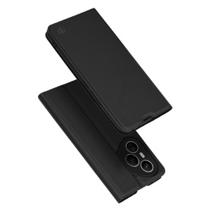 Husa pentru Honor 400 Pro, SKYDDAR INNOVATION, Magskin Book, tip Carte cu Portofel Interior, set cu sticker, Negru