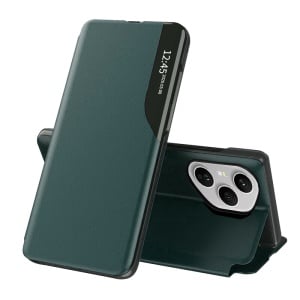 Husa pentru Honor 400 Pro, tip carte, set cu sticker, eFold, Verde