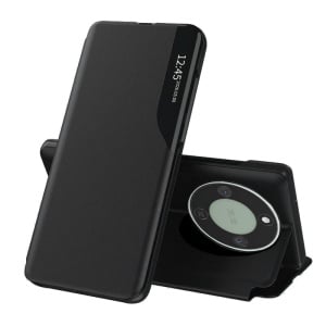 Husa pentru Honor Magic8 Lite, tip carte, set cu sticker, eFold, Negru