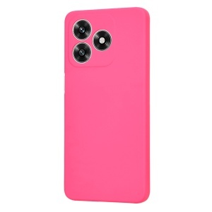 Husa pentru Honor X5c Plus, SKYDDAR INNOVATION, din Silicon Catifelat, SoftElegance, set cu sticker, Fucsia - Img 2