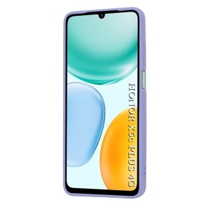 Husa pentru Honor X5c Plus, SKYDDAR INNOVATION, din Silicon Catifelat, SoftElegance, set cu sticker, Violet - Img 4