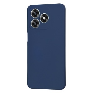 Husa pentru Honor X5c Plus, SKYDDAR INNOVATION, din Silicon Catifelat, SoftElegance, set cu sticker, Bleumarin - Img 2