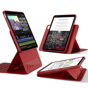 Husa pentru iPad Air 4 / 5 / iPad Air 11 (2024 / 2025) magnetica, Stand View, Shift Magnetic ESR, Rosu