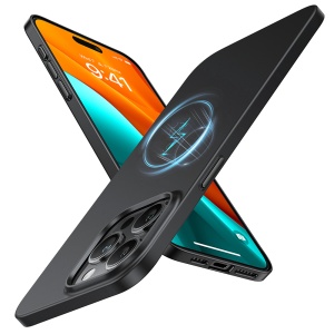 Husa pentru iPhone 15 Pro Max, Torras OriginFit-Mag, Negru