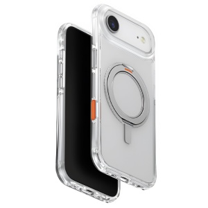 Husa pentru iPhone 17 Air, Swivix 360° Kickstand UNIQ, Argintiu