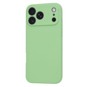 Husa pentru iPhone 17 Pro, SKYDDAR INNOVATION, din Silicon Catifelat, SoftFlex Magsafe, set cu sticker, Verde deschis - Img 8