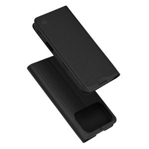 Husa pentru iPhone 17 Pro, SKYDDAR INNOVATION, Magskin Book, tip Carte cu Portofel Interior, set cu sticker, Negru - Img 8