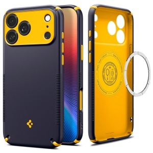 Husa pentru iPhone 18 Pro / iPhone 17 Pro - Spigen Caseology Nano Pop Hybrid MagSafe - Blueberry Navy