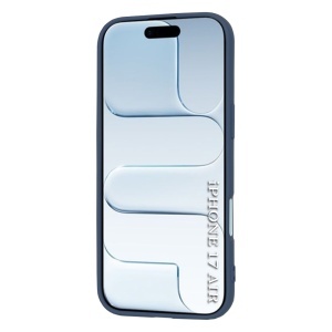 Husa pentru iPhone Air, SKYDDAR INNOVATION, din Silicon Catifelat, SoftFlex Magsafe, set cu sticker, Bleumarin - Img 7