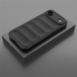 Husa pentru iPhone Air, SKYDDAR INNOVATION, Magic Shield, din Silicon Mat, set cu sticker, Negru - Img 5
