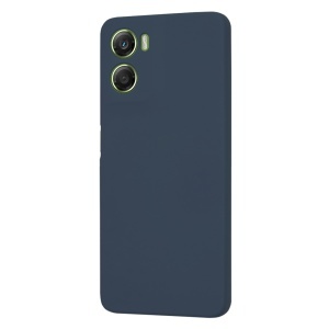 Husa pentru Motorola Moto G06, SKYDDAR INNOVATION, din Silicon Catifelat, SoftElegance, set cu sticker, Bleumarin - Img 3