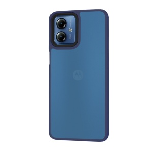 Husa pentru Motorola Moto G14, ce Absoarbe Cele mai Aspre Socuri, Skyddar Frosted - Bleumarin - Img 2