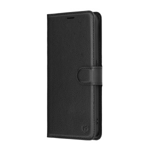 Husa pentru Nothing Phone (3a) Lite, SKYDDAR INNOVATION, Leather Folio tip Carte, cu Portofel Interior, Finisaje Premium, set cu sticker, Negru - Img 5