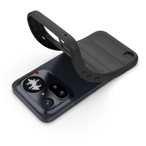 Husa pentru Nothing Phone (4a) Pro din Silicon Mat, Antisoc, set cu sticker, Magic Shield, Negru - Img 5