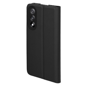 Husa pentru OnePlus Nord 5, SKYDDAR INNOVATION, Magskin Book, tip Carte cu Portofel Interior, set cu sticker, Negru - Img 4