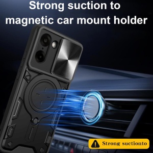 Husa pentru OnePlus Nord CE5, SKYDDAR INNOVATION, CamGuard Pro, Inel Magnetic, Protectie Camera, set cu sticker, Negru - Img 5