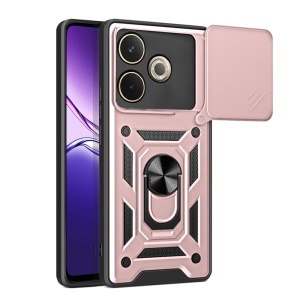 Husa pentru Oppo A5 Pro 5G, SKYDDAR INNOVATION, CamShield, Roz, set cu sticker