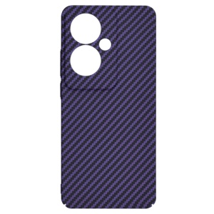 Husa pentru Oppo Reno11 F, Finisaj Premium cu Textura de Carbon, Design Elegant, SKDR CarbonFlex - Mov - Img 4