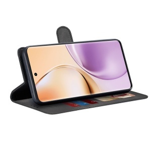 Husa pentru Realme 14 Pro, SKYDDAR INNOVATION, Diary Book, tip carte cu Portofel Interior, Protectie la socuri, Negru, set cu sticker - Img 5