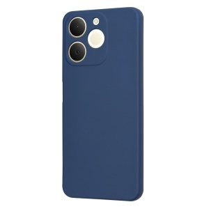 Husa pentru Realme Note 70T, SKYDDAR INNOVATION, din Silicon Catifelat, SoftElegance, set cu sticker, Bleumarin - Img 3