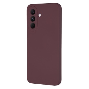 Husa pentru Samsung Galaxy A27 5G, SKYDDAR INNOVATION, din Silicon Catifelat, SoftElegance, set cu sticker, Bordo - Img 3