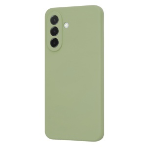 Husa pentru Samsung Galaxy A37 5G, SKYDDAR INNOVATION, din Silicon Catifelat, SoftElegance, set cu sticker, Verde - Img 3