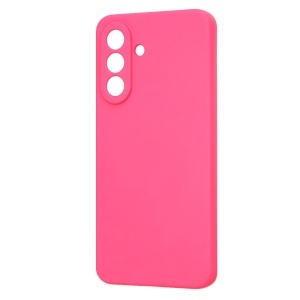 Husa pentru Samsung Galaxy A37 5G, SKYDDAR INNOVATION, din Silicon Catifelat, SoftElegance, set cu sticker, Fucsia - Img 4