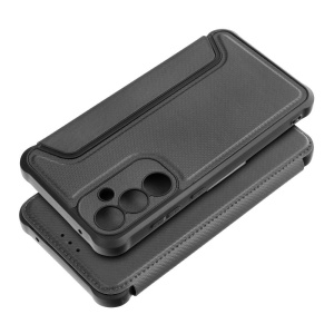Husa pentru Samsung Galaxy A55 5G, SKYDDAR INNOVATION, RAZOR, Inchidere Magnetica, Buzunar Interior, Antisoc, set cu sticker, Negru - Img 2