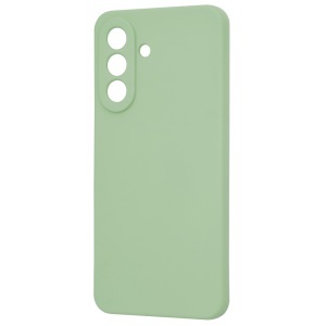 Husa pentru Samsung Galaxy A57 5G, SKYDDAR INNOVATION, din Silicon Catifelat, SoftElegance, set cu sticker, Verde deschis - Img 3