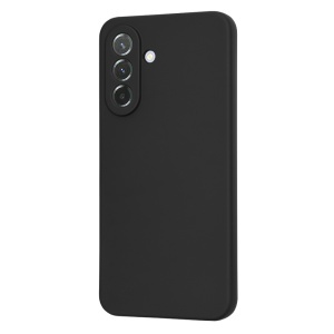 Husa pentru Samsung Galaxy A57 5G, SKYDDAR INNOVATION, din Silicon Catifelat, SoftElegance, set cu sticker, Negru - Img 3