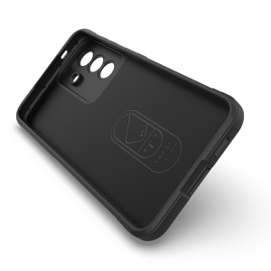 Husa pentru Samsung Galaxy A57 5G, SKYDDAR INNOVATION, Magic Shield, din Silicon Mat, set cu sticker, Bleu - Img 4