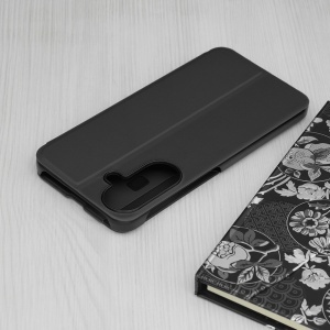 Husa pentru Samsung Galaxy A57 5G, tip carte, set cu sticker, eFold, Negru - Img 5