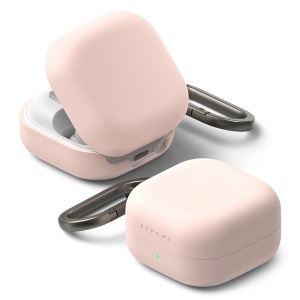 Husa pentru Samsung Galaxy Buds 4 / Buds 4 Pro - Ringke Silicone - Pink Sand