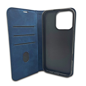 Husa pentru Samsung Galaxy S20 FE+Galaxy S20 FE 5G tip carte, piele ecologica, buzunar interior, set cu sticker, smart suede, Albastru - Img 5