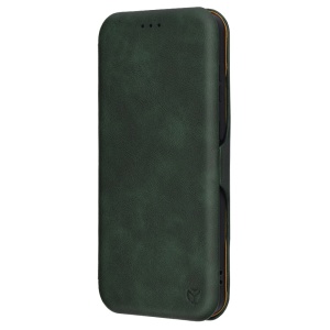 Husa pentru Samsung Galaxy S25 Edge, SKYDDAR INNOVATION, Pocket Safe, tip carte din Piele Ecologica, Suport Carduri, Inchidere Magnetica, set cu sticker, Verde - Img 5