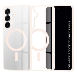 Husa pentru Samsung Galaxy S26 Edge, SKYDDAR INNOVATION, MagSafe Pro din silicon, set cu sticker, Roz