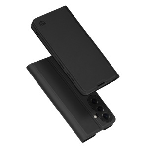 Husa pentru Samsung Galaxy S26, SKYDDAR INNOVATION, Magskin Book, tip Carte cu Portofel Interior, set cu sticker, Negru