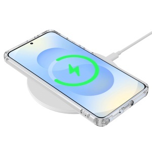 Husa pentru Samsung Galaxy S26 Ultra, SKYDDAR INNOVATION, MagSafe Pro din silicon, set cu sticker, Transparenta - Img 3