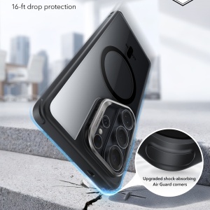 Husa pentru Samsung Galaxy S26 Ultra, slim, ESR Classic Hybrid HaloLock Kickstand, Negru/transparenta - Img 7