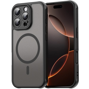 Husa pentru Sony Xperia 10 VII, SKYDDAR INNOVATION, HaloFrost MagSafe II, Antisoc, set cu sticker, Negru