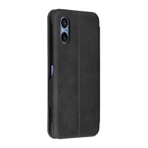 Husa pentru Sony Xperia 5 VI, SKYDDAR INNOVATION, Safe Wallet tip carte din Piele Ecologica, Suport Carduri, Inchidere Magnetica, Negru, set cu sticker  - Img 8