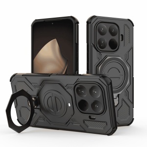 Husa pentru Xiaomi 15T Pro, Antisoc, SKYDDAR INOVATION, Carbon Shield PRO, Magsafe, set cu sticker, Negru