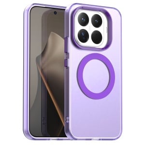 Husa pentru Xiaomi 15T Pro, MagSafe, Antisoc, set cu sticker, CandyCase, Mov