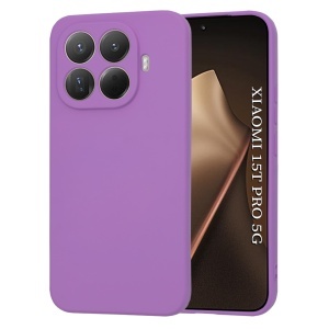 Husa pentru Xiaomi 15T Pro, SKYDDAR INNOVATION, din Silicon Catifelat, SoftElegance, set cu sticker, Mov