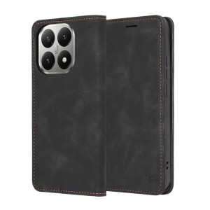 Husa pentru Xiaomi 15T, SKYDDAR INNOVATION, Confy Cover tip Carte din piele Eco Premium, cu Portofel Interior, set cu sticker, Negru - Img 7