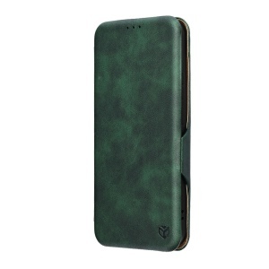 Husa pentru Xiaomi 15T, SKYDDAR INNOVATION, Safe Wallet tip carte din Piele Ecologica, Suport Carduri, Inchidere Magnetica, set cu sticker, Verde - Img 4
