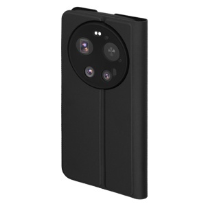 Husa pentru Xiaomi 17 Ultra, SKYDDAR INNOVATION, Magskin Book, tip Carte cu Portofel Interior, set cu sticker, Negru - Img 5