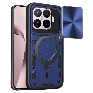 Husa pentru Xiaomi 17T, Inel Magnetic, Protectie Camera, set cu sticker, CamGuard Pro, Albastru