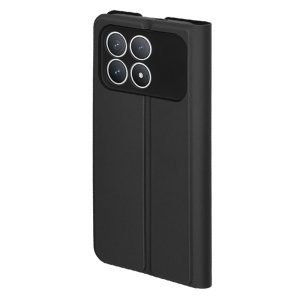 Husa pentru Xiaomi Poco F8 Pro, SKYDDAR INNOVATION, Magskin Book, tip Carte cu Portofel Interior, set cu sticker, Negru - Img 7